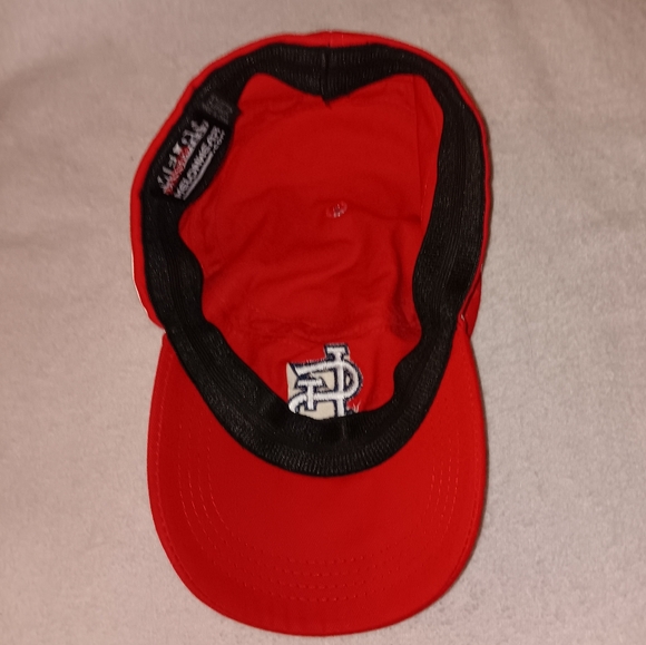 St Louis Cardinals Retro Stretch Fit Striped Fitted Baseball Cap Hat Vintage - Picture 3 of 3